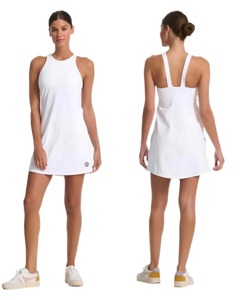 Vuori Volley Dress Womens Medium White NWT Athleisure Sporty Gym Tennis